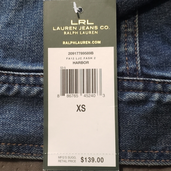 Ralph Lauren Denim Jacket NWT $139 retail - Picture 8 of 8